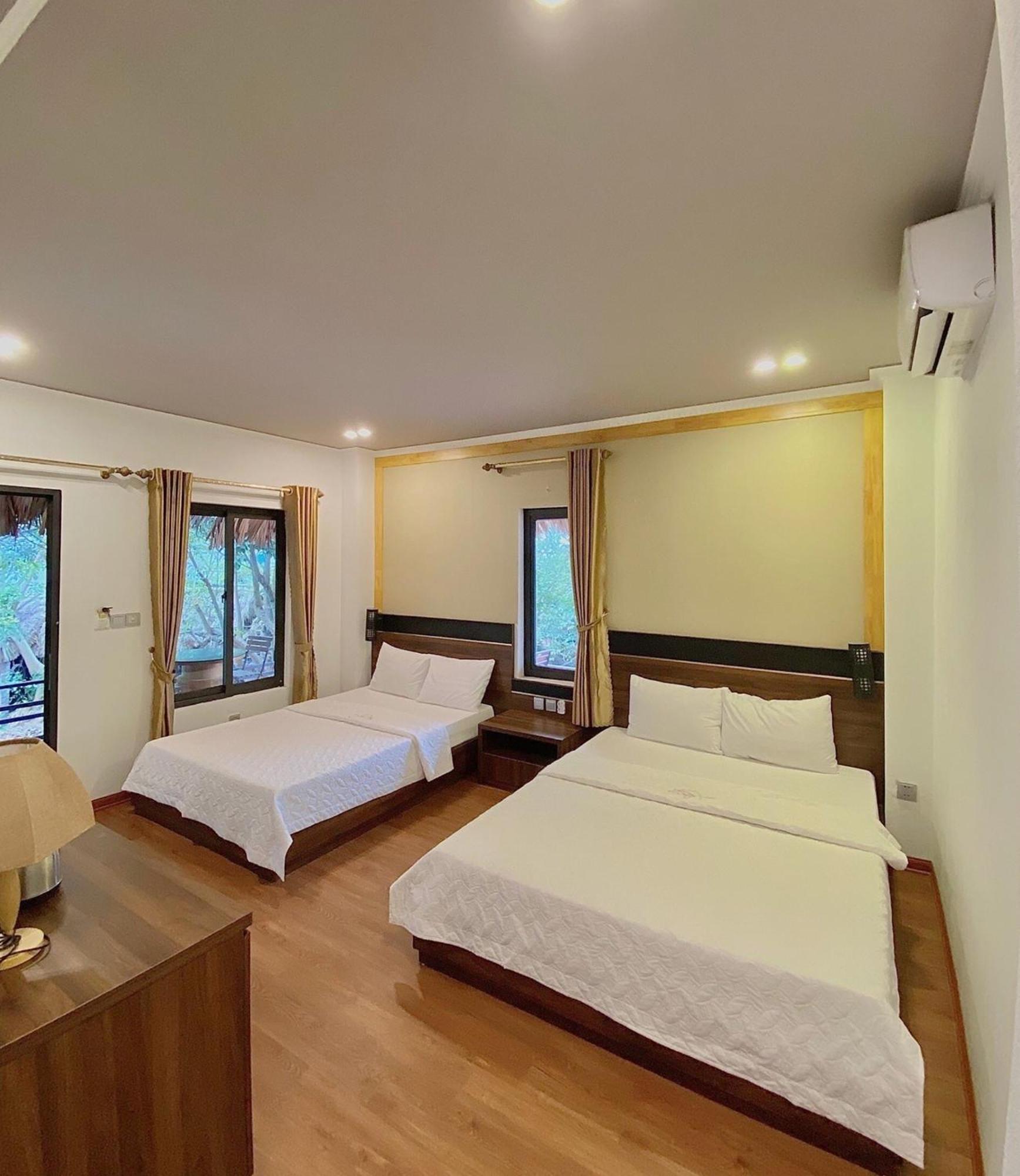 Catba Oasis Bungalows Dong Khe Sau Exterior foto